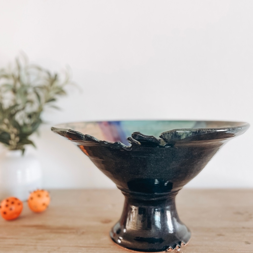 Rachel Norris Studio Pottery Hand Thrown Centerpiece Bowl